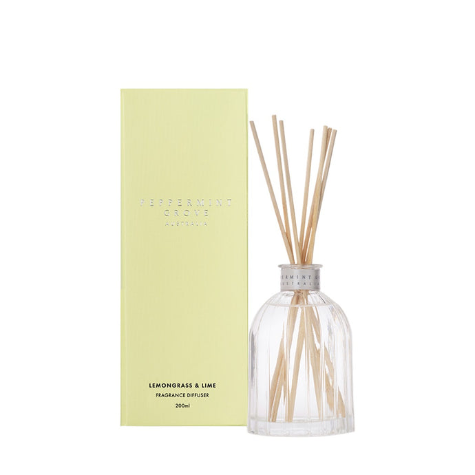 Peppermint Grove Diffuser 200ml - Lemongrass & Lime