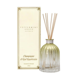 Peppermint Grove Christmas Diffuser 350ml - Champagne & Red Raspberries