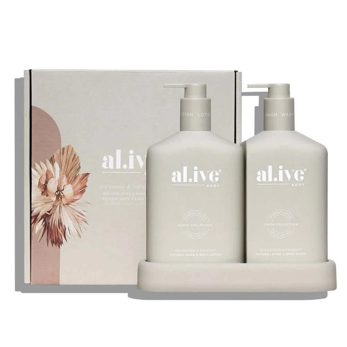 Al.ive Hand Duo 2 x 500ml Bottles - Sea Cotton & Coconut | ZOES Kitchen