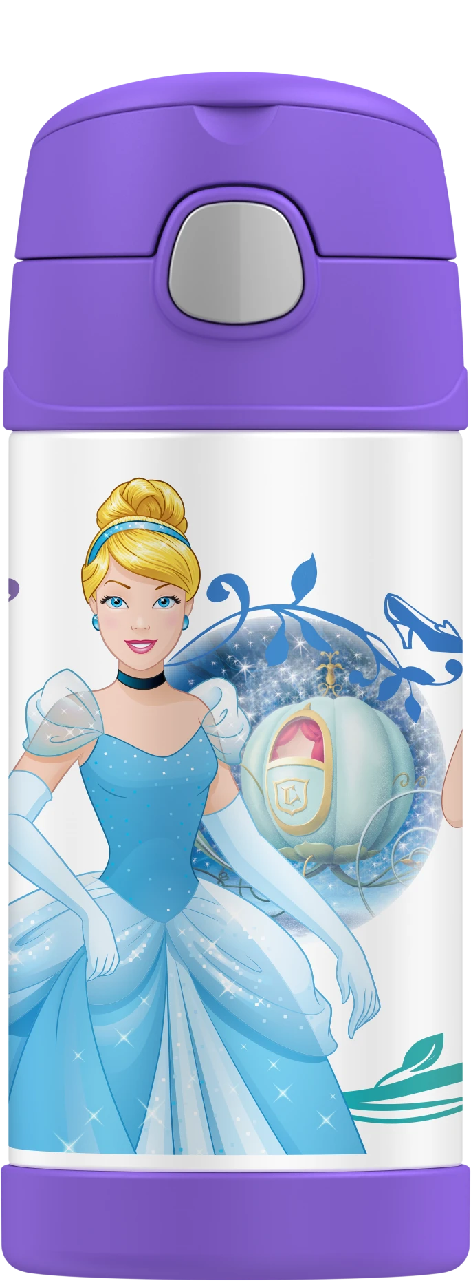 Thermos Funtainer 335ml Drink Bottle with Disney Princess Design