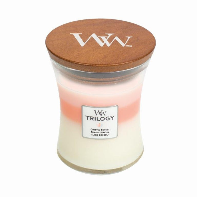 WoodWick Candle Medium Trilogy 275g - Island Getaway - ZOES Kitchen