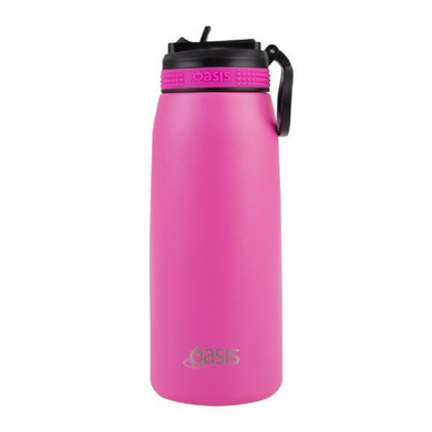 Oasis Insulated Sports Bottle W/Sipper 780ml - Neon Pink - ZOES Kitchen