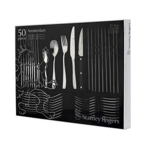 Stanley Rogers Amsterdam 50 Pce Cutlery Set (c) - ZOES Kitchen